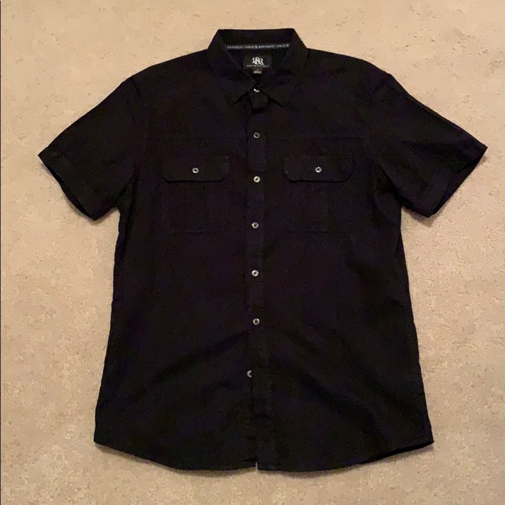 Short sleeve button down shirt